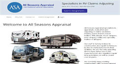 Desktop Screenshot of allseasonsappraisal.com