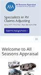 Mobile Screenshot of allseasonsappraisal.com